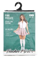 TEACHER PET 2 PCS PINK PRIVATE SCHOOLGIRL COSTUME