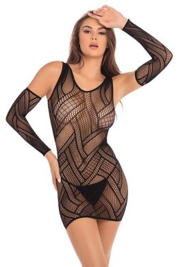 THROW DOWN 3PC MINI DRESS BLACK, OS