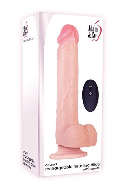 A&E ADAMS THRUSTING DILDO WITH REMOTE