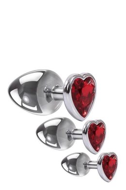 A&E THREE HEARTS GEM ANAL PLUG SET