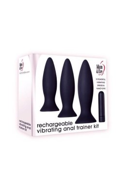 A&E VIBRATING ANAL TRAINER KIT BLACK