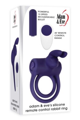 ADAM ET EVE ADAM & EVE'S SILICONE REMOTE CONTROL RABBIT RING