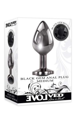 BLACK GEM ANAL PLUG MEDIUM