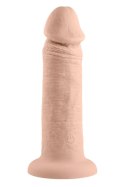 EVOLVED 6INCH VIBRATING DONG, LIGHT FLESH