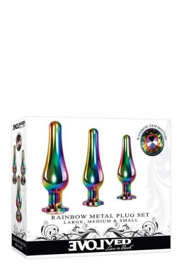 EVOLVED RAINBOW METAL PLUG SET