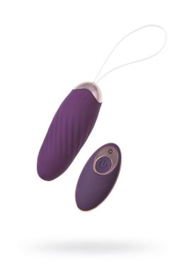 JOS Vibrating Egg with Friction Simulation Bumpy, Silicone, Violet, 9 cm