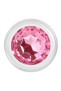 ADAM ET EVE PINK GEM GLASS PLUG MEDIUM