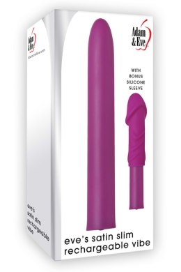 ADAM ET EVE SATIN SLIM RECHARGEABLE VIBE