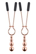 SELOPA BEADED NIPPLE CLAMPS ROSE GOLD