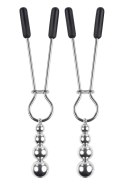 SELOPA BEADED NIPPLE CLAMPS SILVER