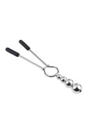 SELOPA BEADED NIPPLE CLAMPS SILVER