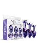 NIXIE METAL BUTT PLUGÂ TRAINERÂ SET, PURPLE METALLIC