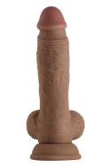 SHAFT MODEL A 8.5 INCH LIQUIDE SILICONE DONG WITH BALLS OAK