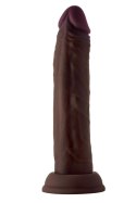 SHAFT MODEL J 7.5 INCH LIQUIDE SILICONE DONG MAHOGANY