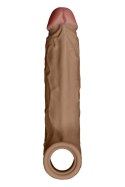 SHAFT SHEATH MODEL F 6.9 INCH LIQUID SILICONE SLEEVE OAK