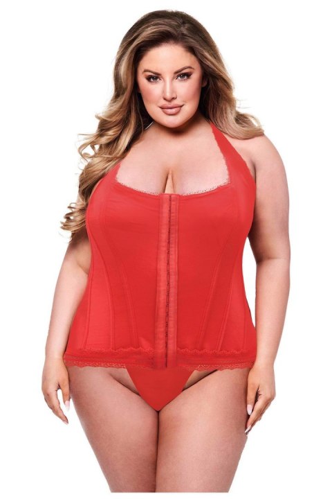 BACI BUSTIER RED, 1X/2X