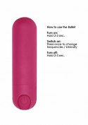 10 Speed Rechargeable Bullet - Pink