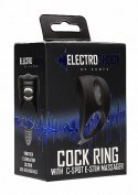 Cock Ring - C-spot Massager - Black