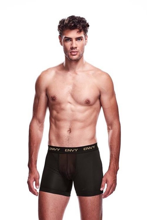 ENVY MESH LONG BOXER BLACK, L/XL