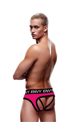 SOLID ENVY JOCK PINK BLACK, L/XL