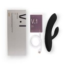 Laid - V.1 Silicone Rabbit Vibrator Black