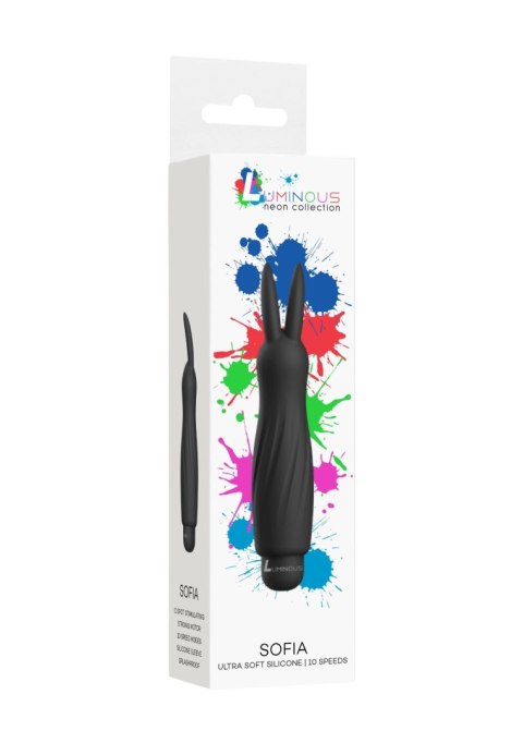 Sofia - ABS Bullet With Sleeve - 10-Speeds - Black