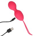 Vibrating Egg with Remote Control - Strawberry Red