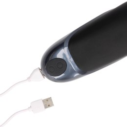 Vibrating Masturbator Sleeve - Licorice Black