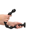 Ass Snake Beaded Dildo - 48 cm - Black