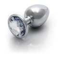 Round Gem Butt Plug - Medium