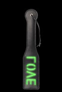 'Love'' Paddle - Glow in the Dark - Black/Neon Green