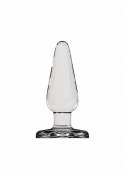 Butt Plug - Basic - 3 Inch - Glass