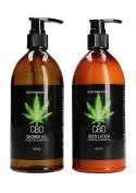 CBD - Bath and Shower - Luxe Care set - Green Tea Hemp Oil