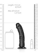 Curved Realistic Dildo with Suction Cup - 6""""/ 15,5 cm