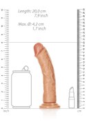 Curved Realistic Dildo with Suction Cup - 7""""/ 18 cm