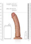 Curved Realistic Dildo with Suction Cup - 8""""/ 20,5 cm