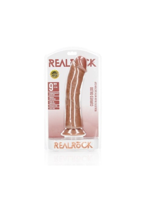 Curved Realistic Dildo with Suction Cup - 9""""/ 23 cm