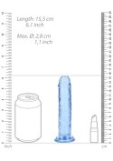 Straight Realistic Dildo with Suction Cup - 6'' / 14,5