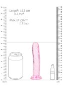 Straight Realistic Dildo with Suction Cup - 6'' / 14,5