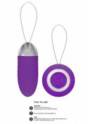 Ethan - Rechargeable Remote Control Vibrating Egg - Purple