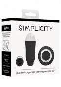 Jayden - Dual Rechargeable Vibrating Remote Toy - Black