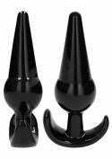 NO. 80 - 4-Piece Butt Plug Set - Black