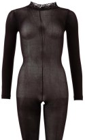 Catsuit with Lace Collar M/L