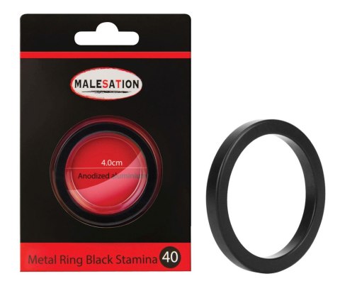 MALESATION Metal Black Stamina 40