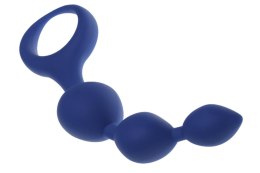 Plug/kulki-Dildo Silic. Triball. Amuse-G. Blue