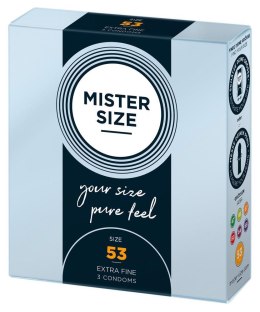 Mister Size 53mm pack of 3