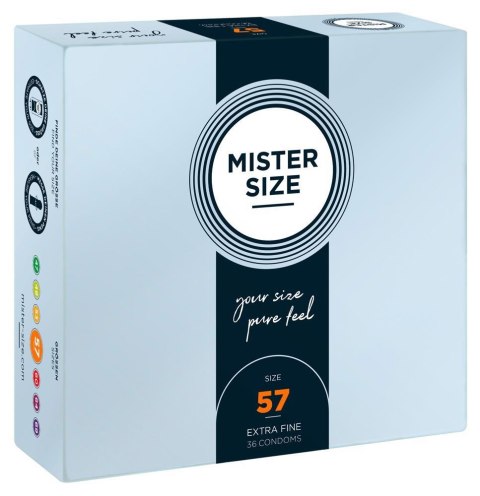 Mister Size 57mm pack of 36