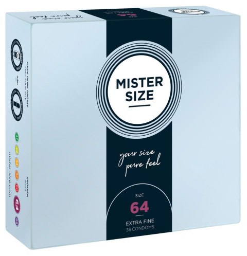 Mister Size 64mm pack of 36