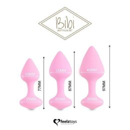 FeelzToys - Bibi Butt Plug Set 3 pcs Pink