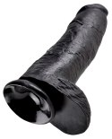 King Cock 12 inch Balls Black